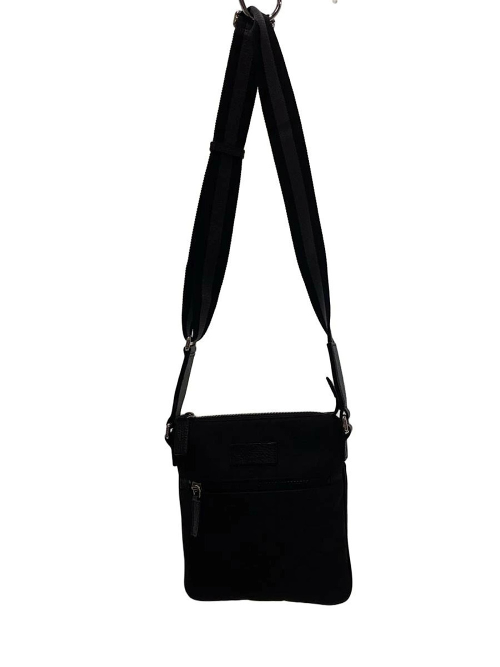Gucci GG leather patch shoulder bag Black all over